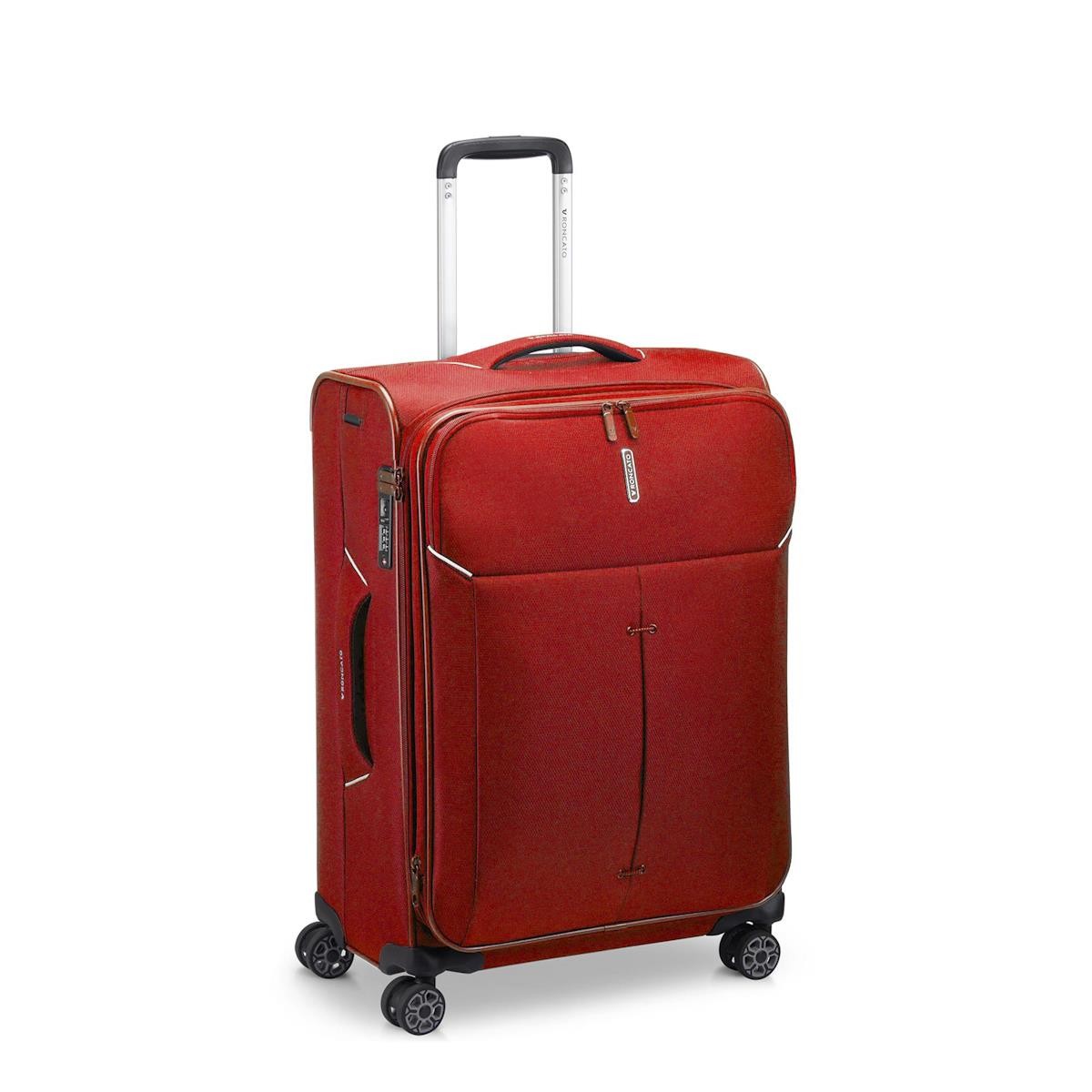 Unisex Valiz 41530209 Roncato Trolley Medıo 4R 65 Cm Exp Ironık 2.0 Rosso