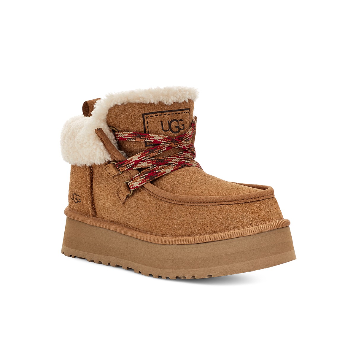 Kadın Bot 1143954 UGG W FUNKARRA CABIN CUFF CHESTNUT (TABA)