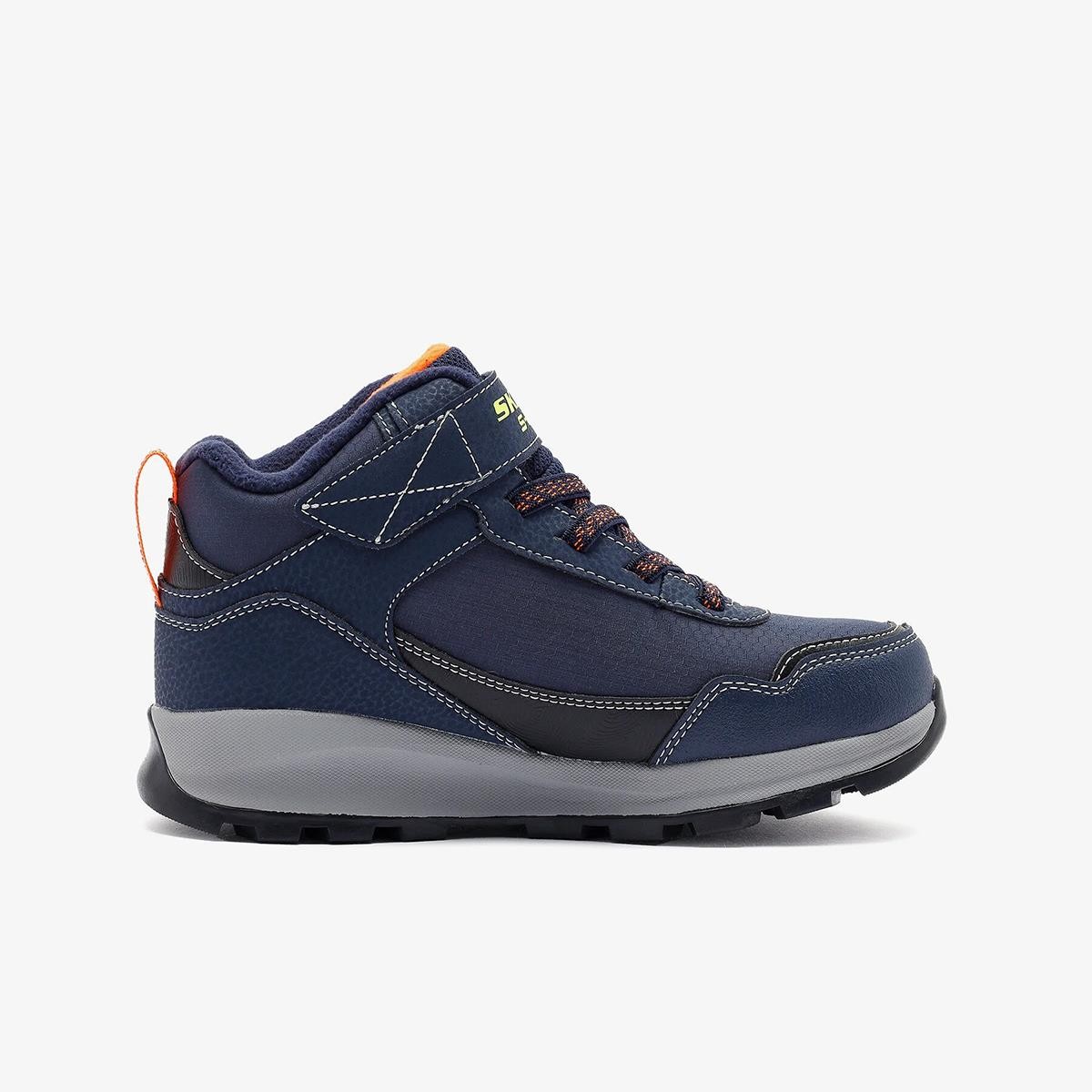 Erkek Çocuk Sneaker ( Günlük) 406410L NVBK Skechers STORM BLAZER-GLOW ROAM Black Suede-Navy Trim