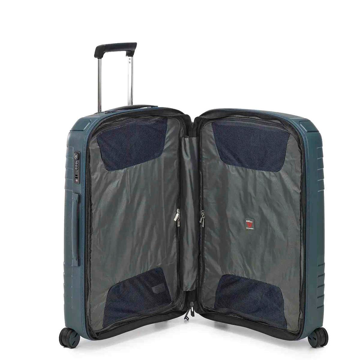 Unisex Valiz 57620187 Roncato Ypsilon 4.0 Trolley Medium Eco Verde Bottiglia 68x44x24