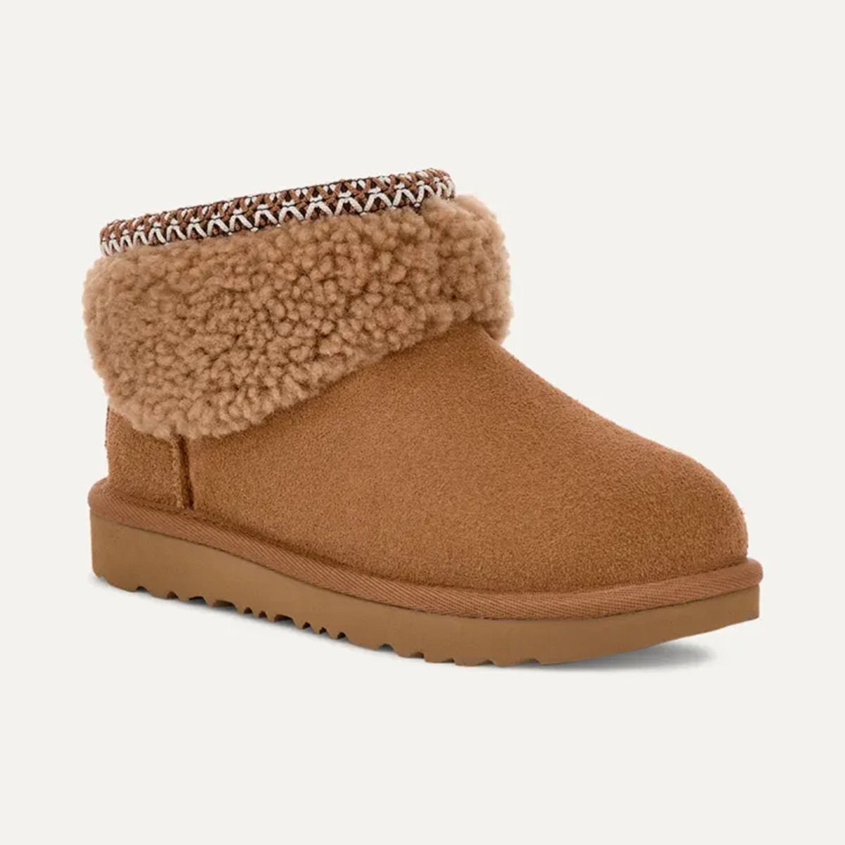 1157730K UGG K CLASSIC ULTRA MINI MAXI CURLY CHESTNUT (TABA)