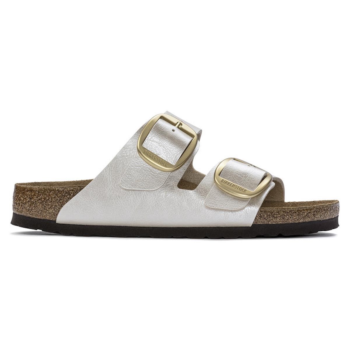 Kadın Terlik 1020021 Arizona Birkenstock BIG GRACEFUL Pearl  White