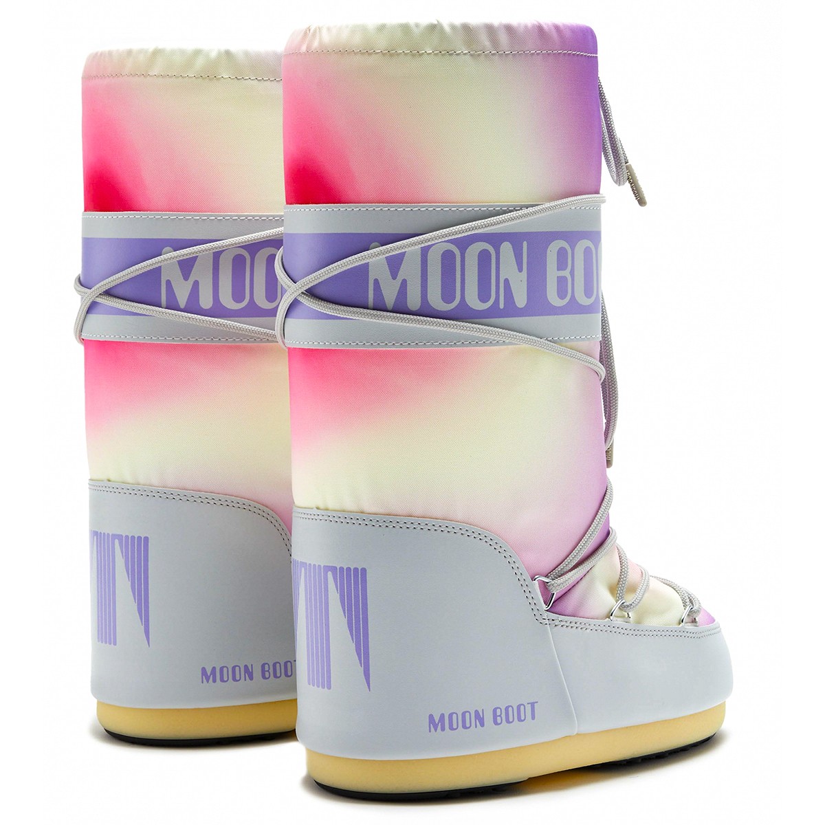 14028400-002 Moon Boot Icon Tie Dye Glacier Grey