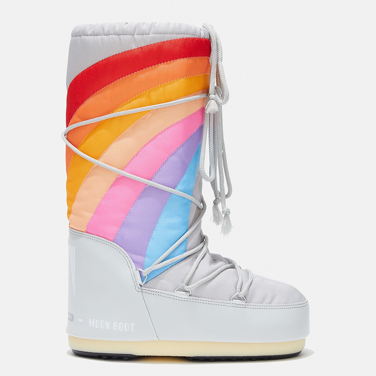 14027700-002 Moon Boot Icon Rainbow Glacier-Blue-Red