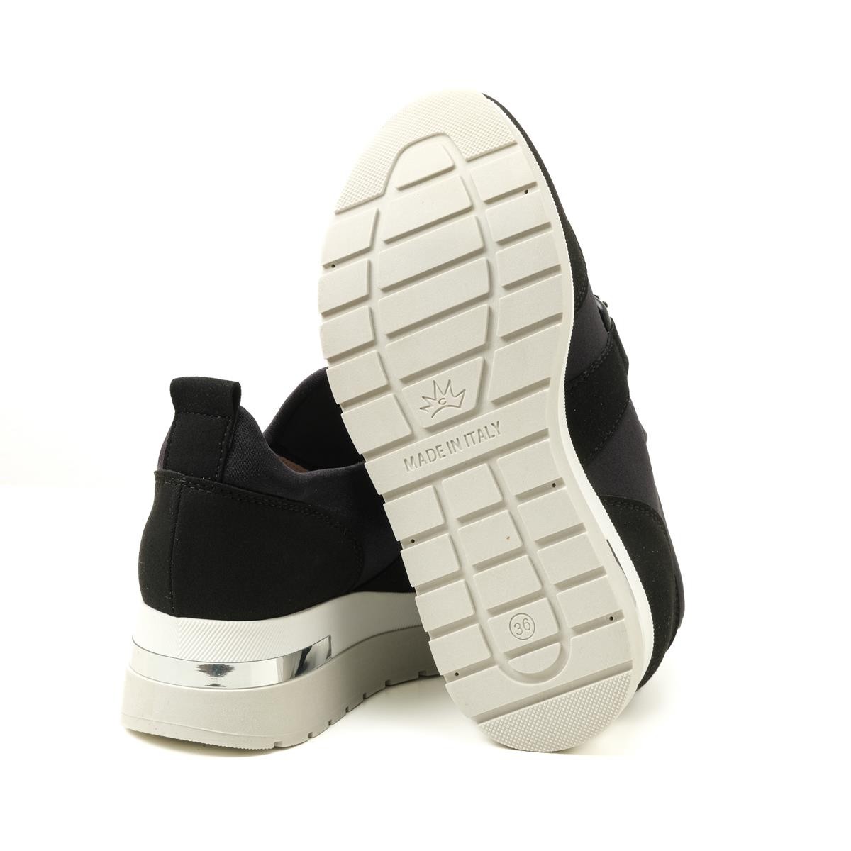 Kadın Sneaker ( Günlük) 9B4636 Comart 4636 TRICOT NERO-SPRINT Nero