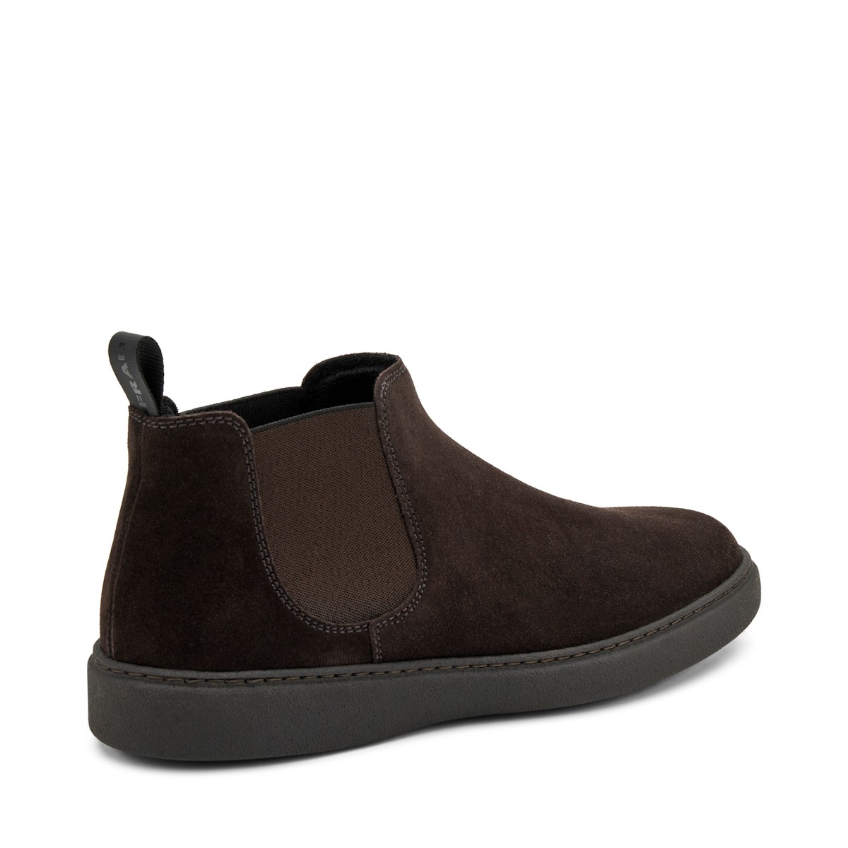 Erkek Bot 19A6 Frau WAXY Beatles Suede  Dark Brown (Pepe)