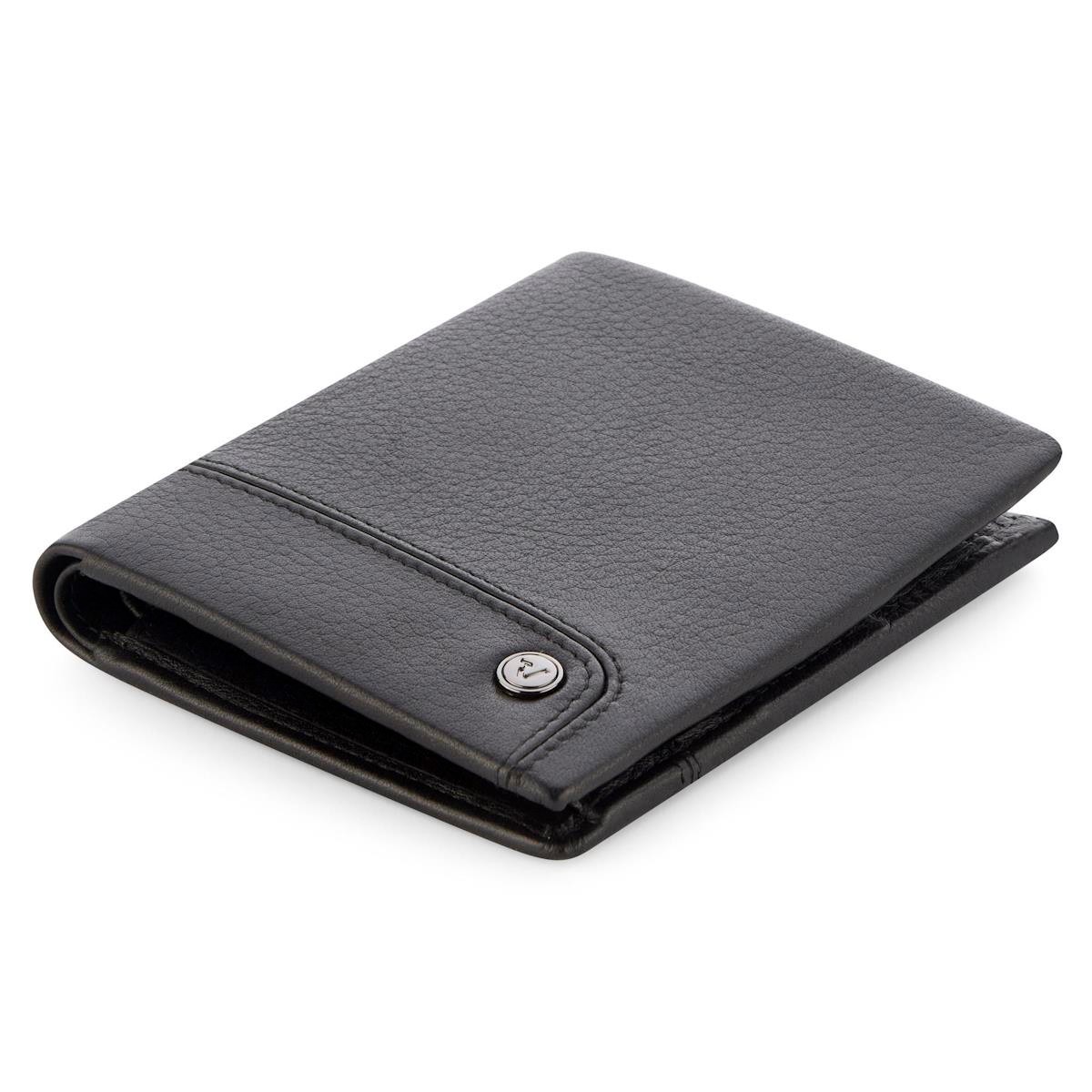 Erkek Cüzdan & Kartlık 41241401 Roncato Alaska Small Wallet With With Coins Pocket Black