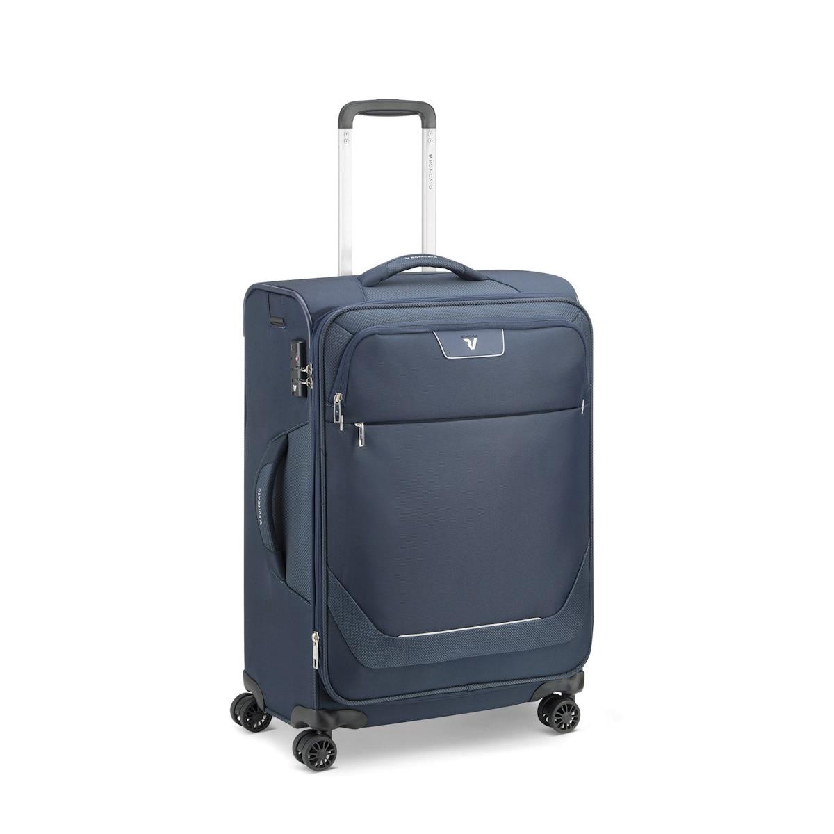 Unisex Valiz 41621223-23 Roncato Trolley Medio 4R 63 Cm Joy Dark Blue