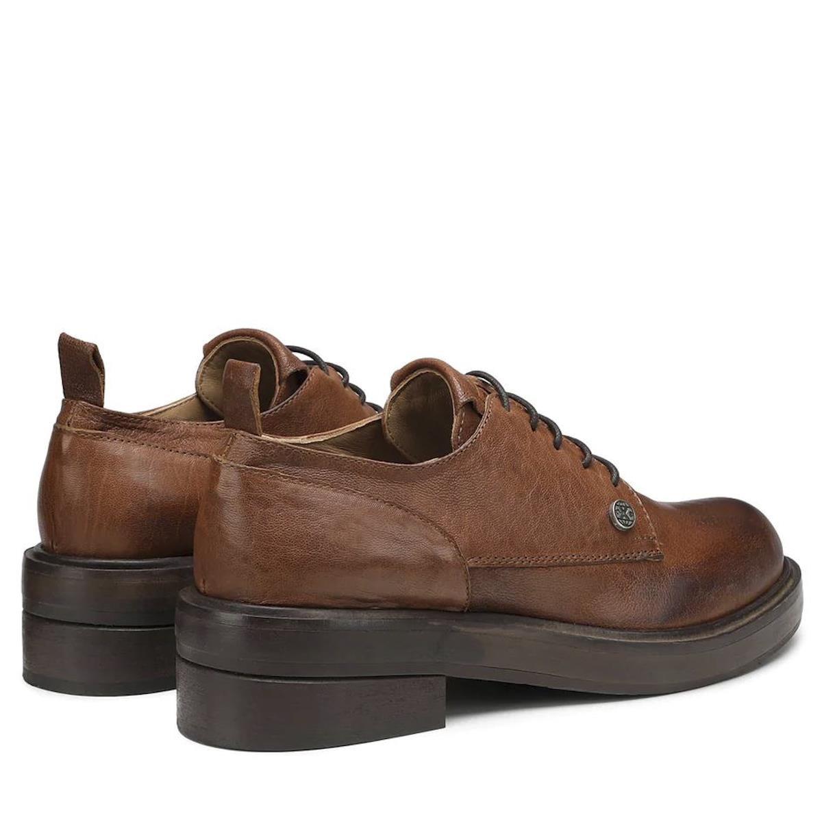 Kadın Oxford ( Klasik) OXW001100000 OXS VEGA DERBY 0011 LOW D LEATHER BROWN