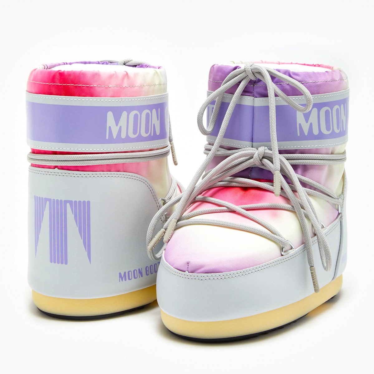 14094200-002 Moon Boot Icon Low Tie Dye Glacier Grey