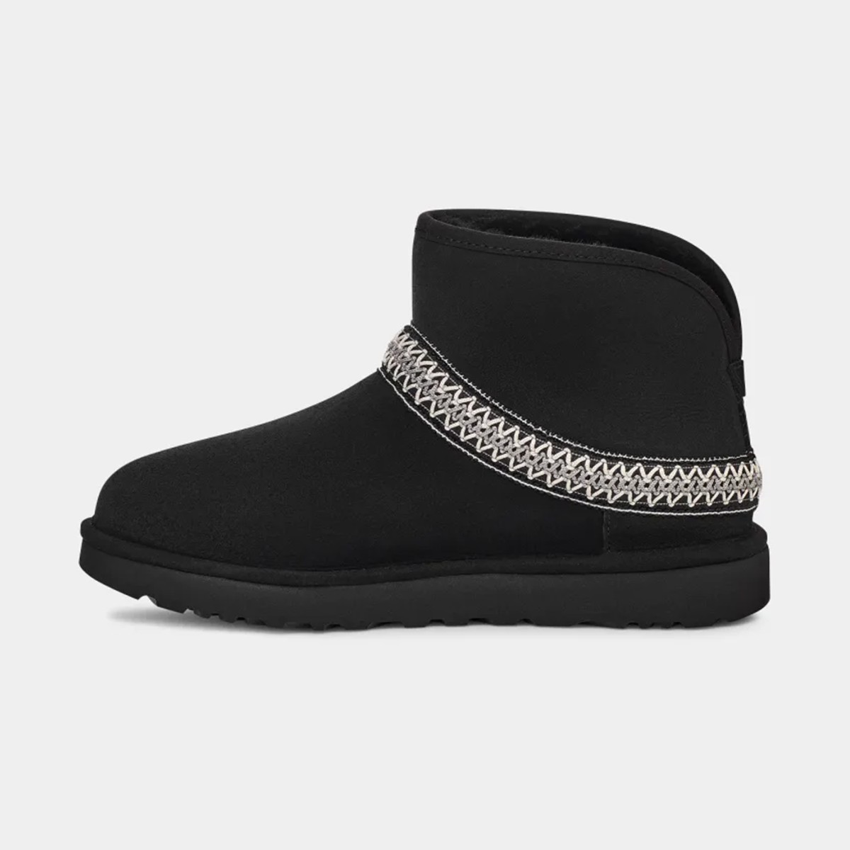 Kadın Bot 1158262 UGG W CLASSIC MINI CRESCENT BLACK (SIYAH)