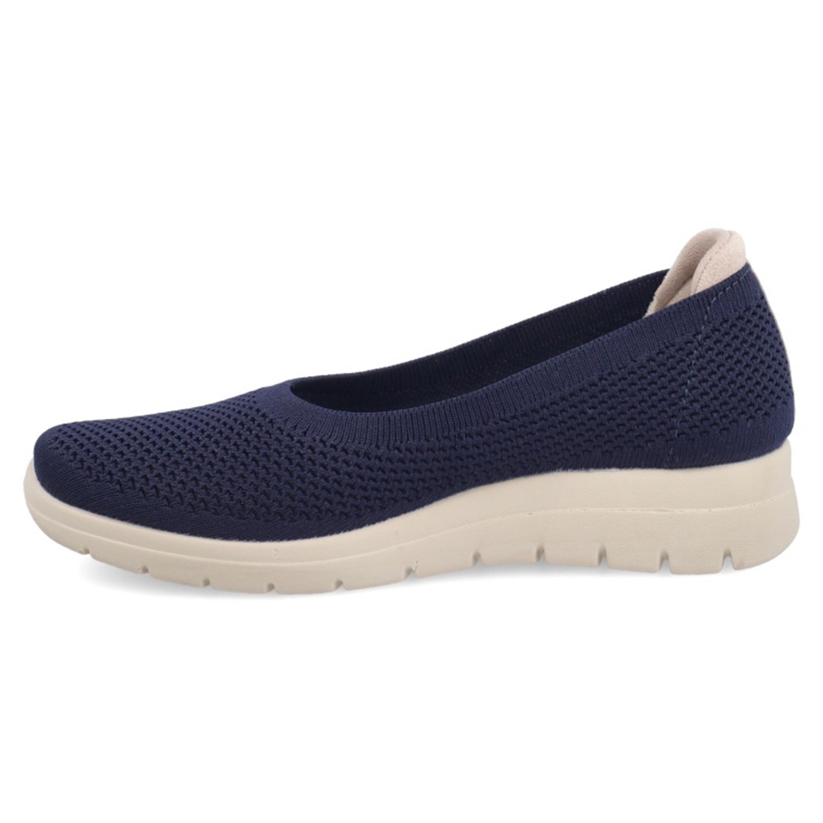 27 B39 KQ Fly Flot CLOTH WOMAN SHOE Dark Blue