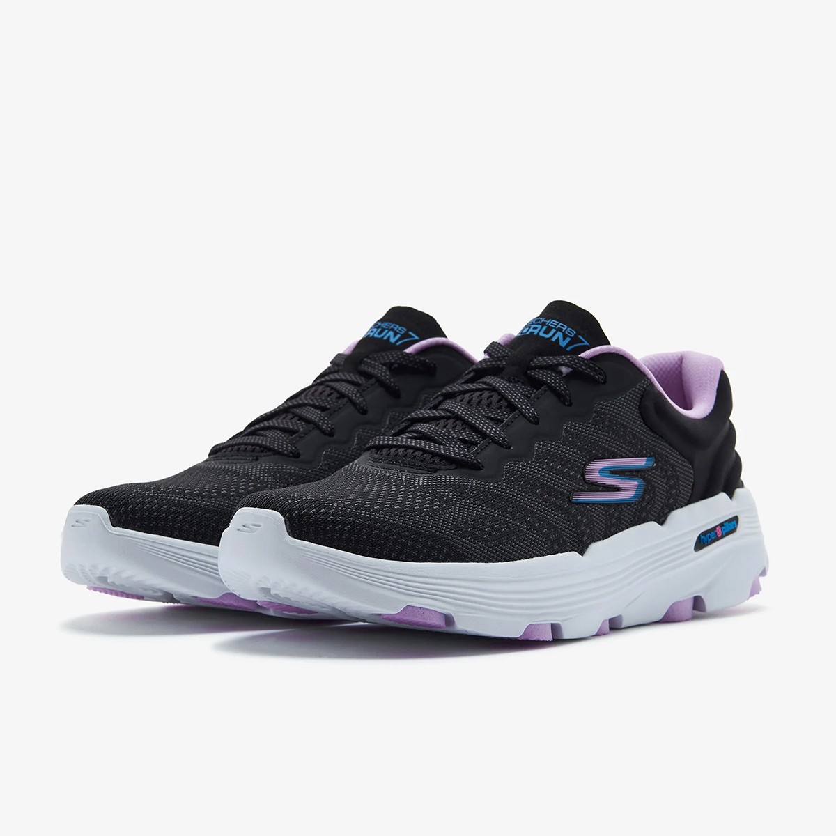 Kadın Sneaker ( Günlük) 129335 BKLV Skechers GO RUN 7.0 - DRİVEN Black-Lavender