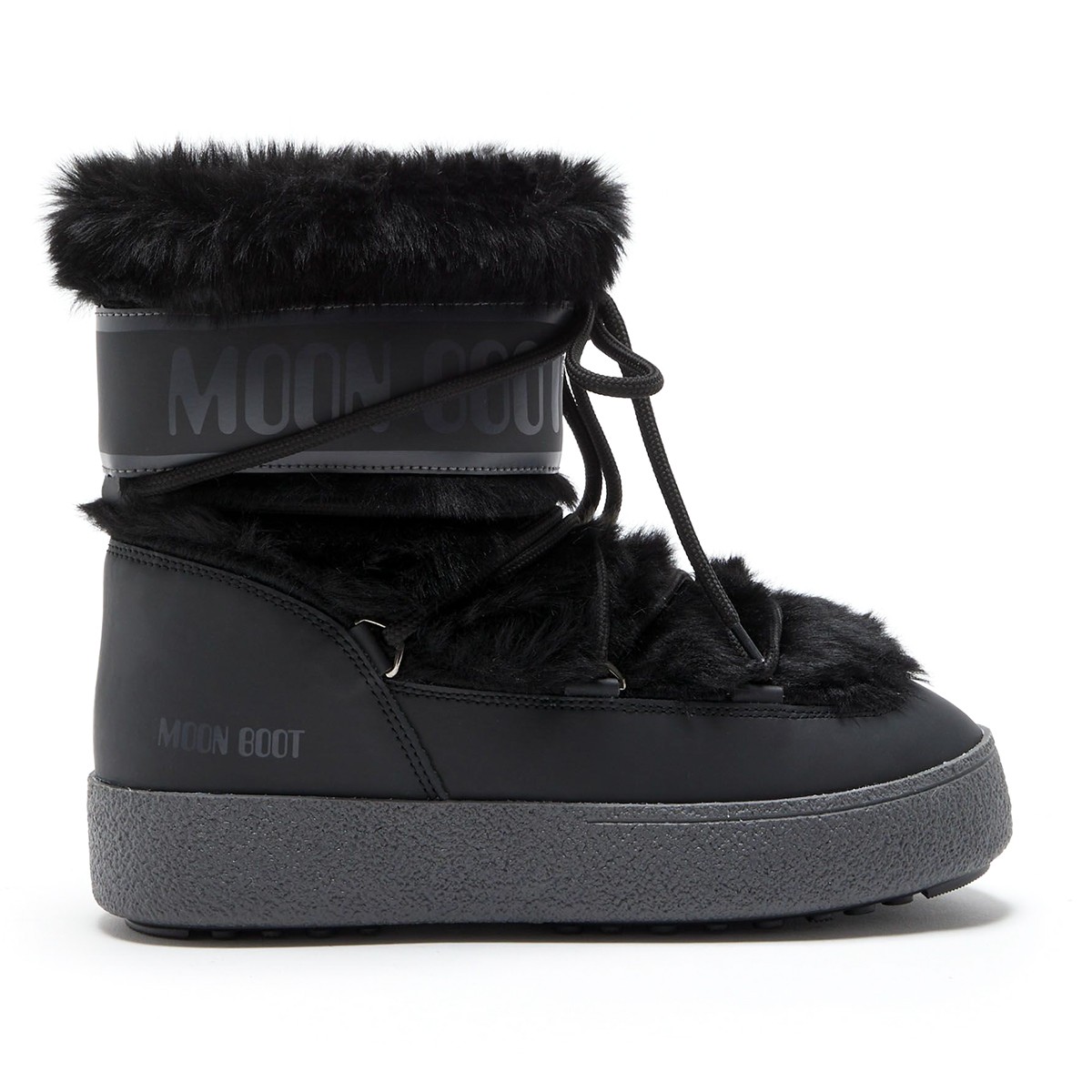 80D2450130-N001 Moon Boot Ltrack Faux Fur Black