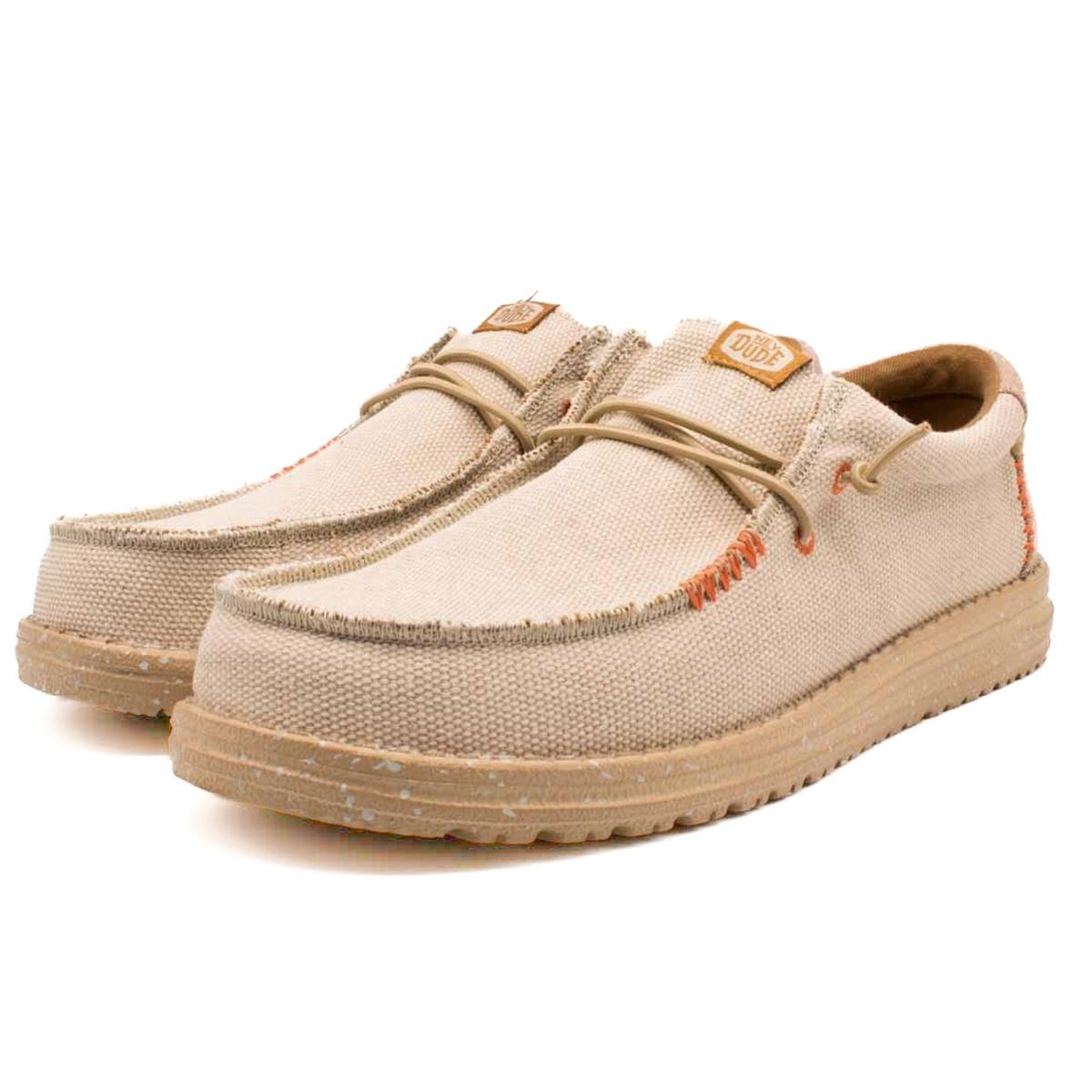 Erkek Sneaker ( Günlük) HD.40952  Hey Dude Wally Coastline Jute 40 Silver