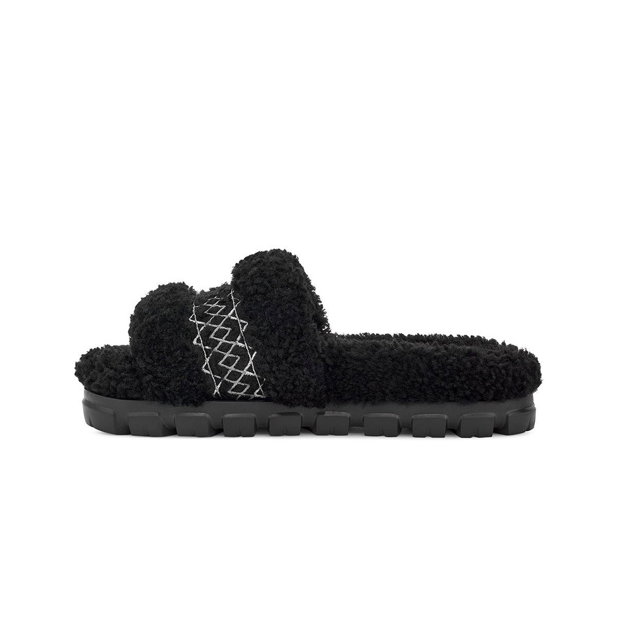 1143974 UGG W COZETTA UGG BRAID  Black (Siyah)