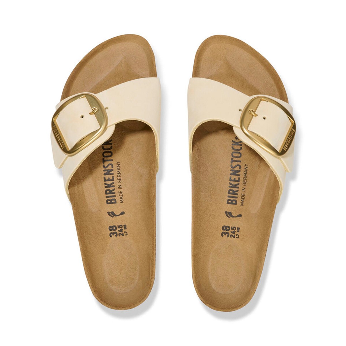 1026604 Birkenstock MADRID BIG BUCKLE NU Ecru