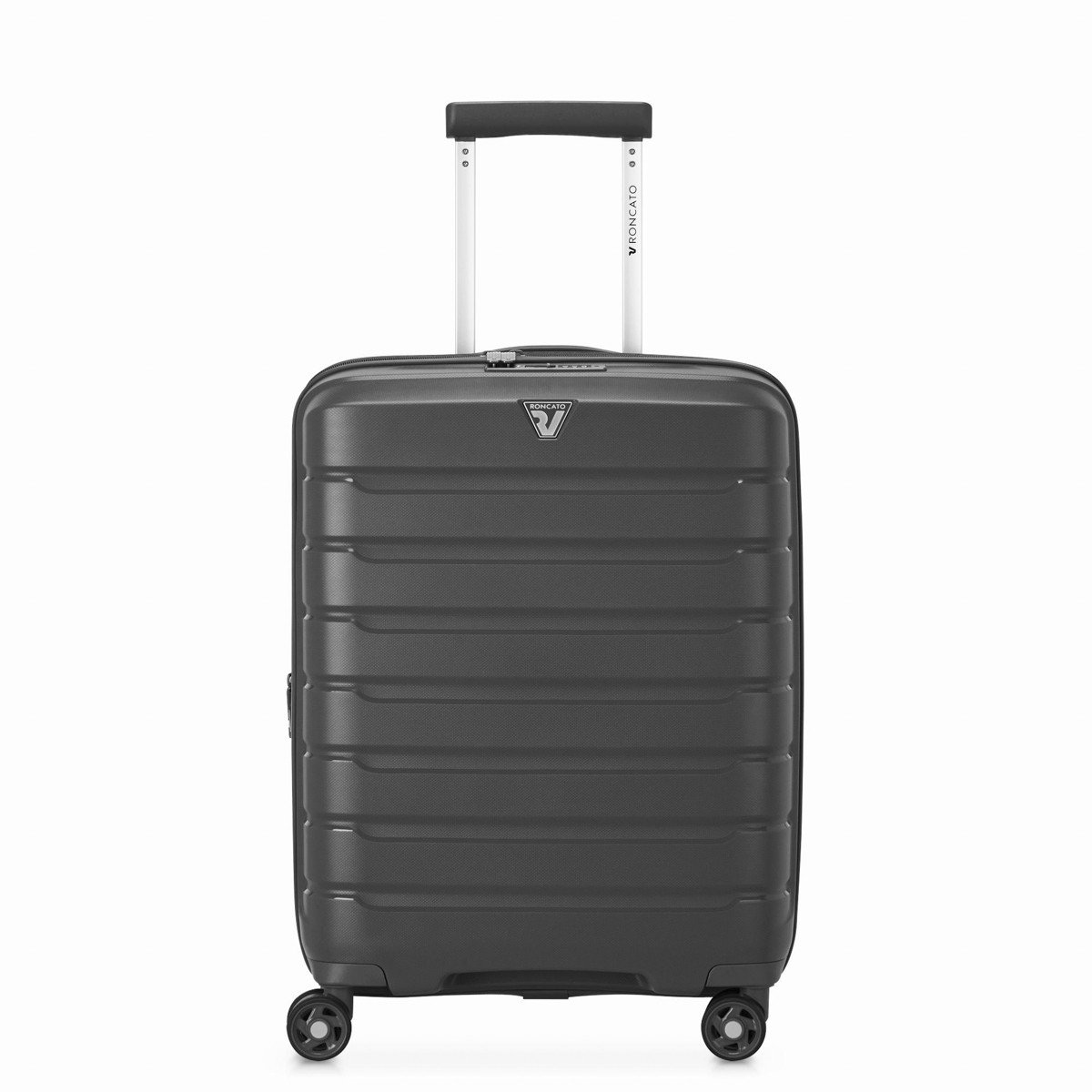 41818322 Roncato B-Flying Carry-On Spinner Expandable 55 Cm Antracite