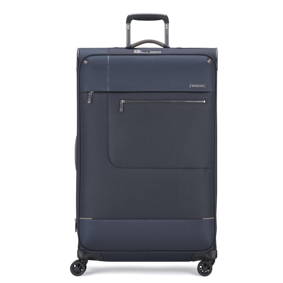 Unisex Valiz 41527123 Roncato Trolley Grande 4R Exp. 75 Cm Sıdetrack Blu Notte