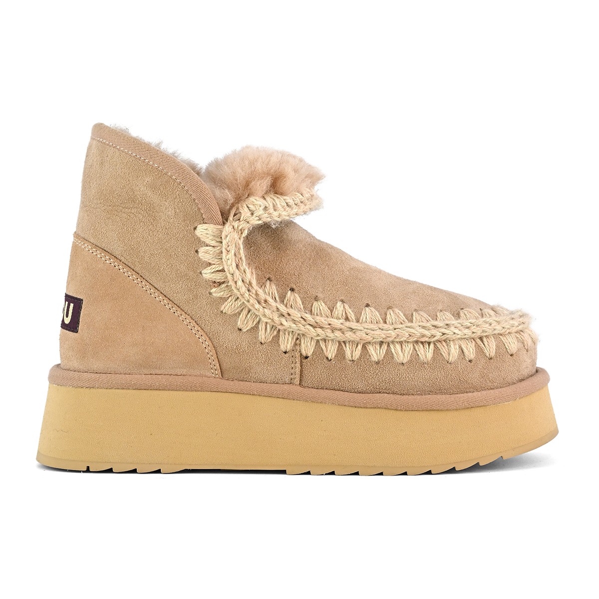 MU.FW681000A CAM  Mou Mini Eskimo Platform Boot Camel