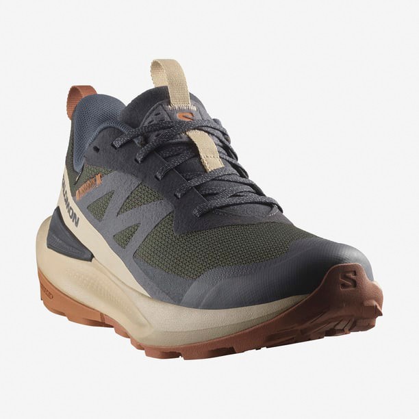 L47560400 SALOMON ELIXIR ACTIV GTX Phantom/Safari/Caramel Cafe