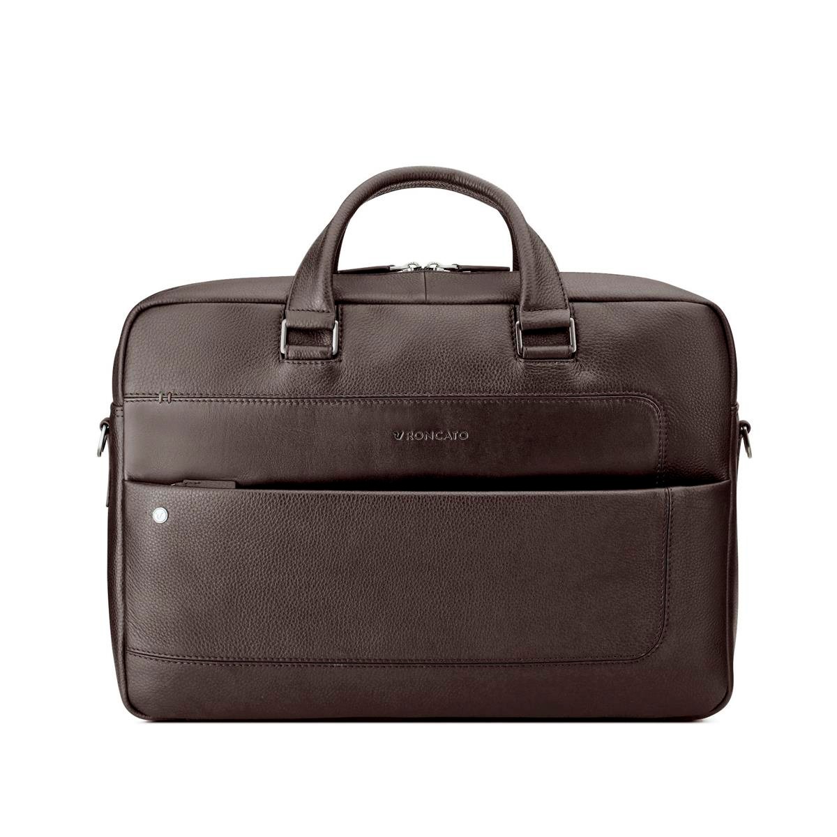 Erkek Evrak Çantası 41242844 Roncato LAPTOP BRIEFCASE Alaska 15.6"  MOGANO