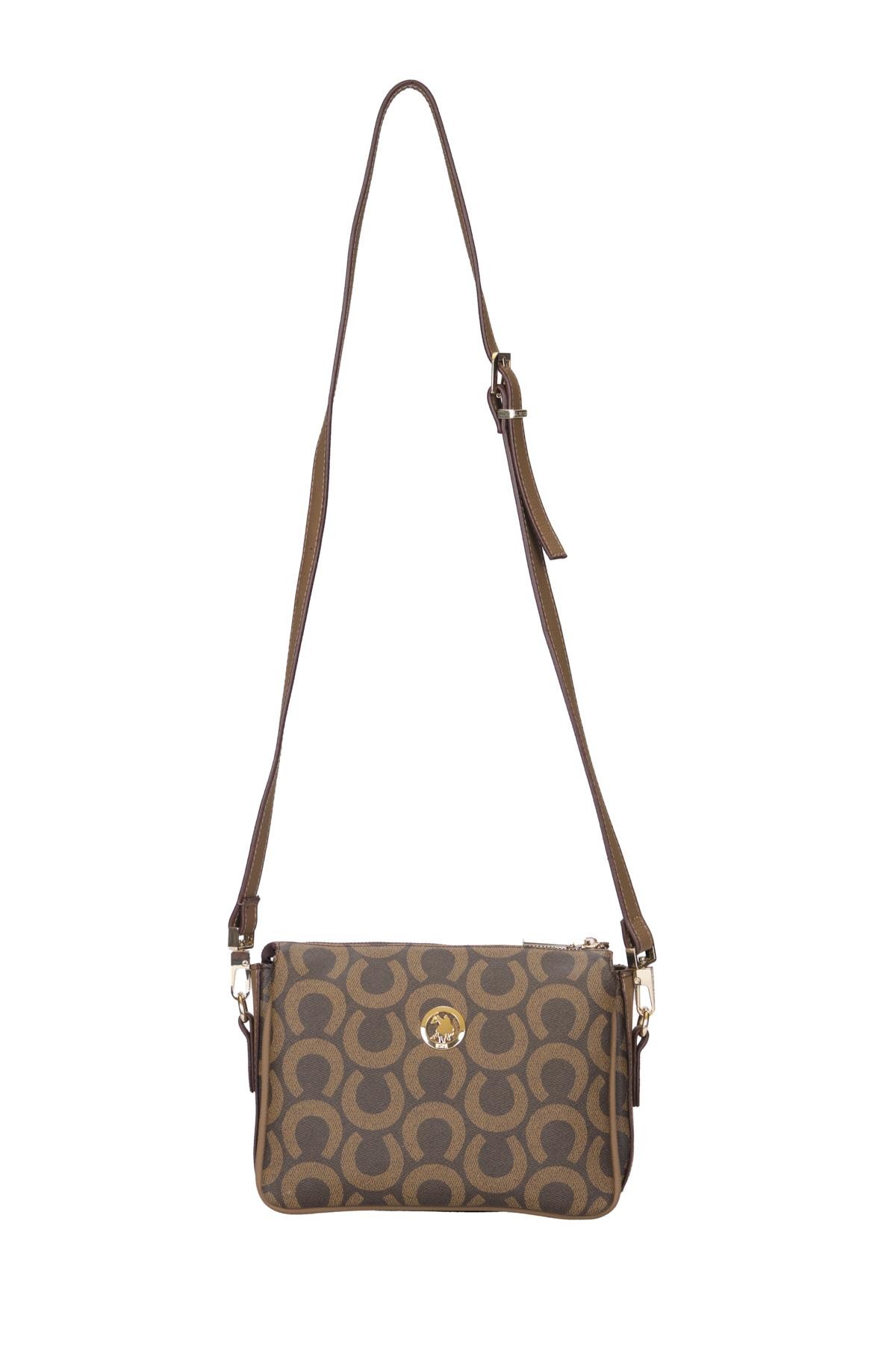 Kadın Omuz Çantası US24608 U.S. POLO ASSN. USPA LADIES BAG 003 Brown