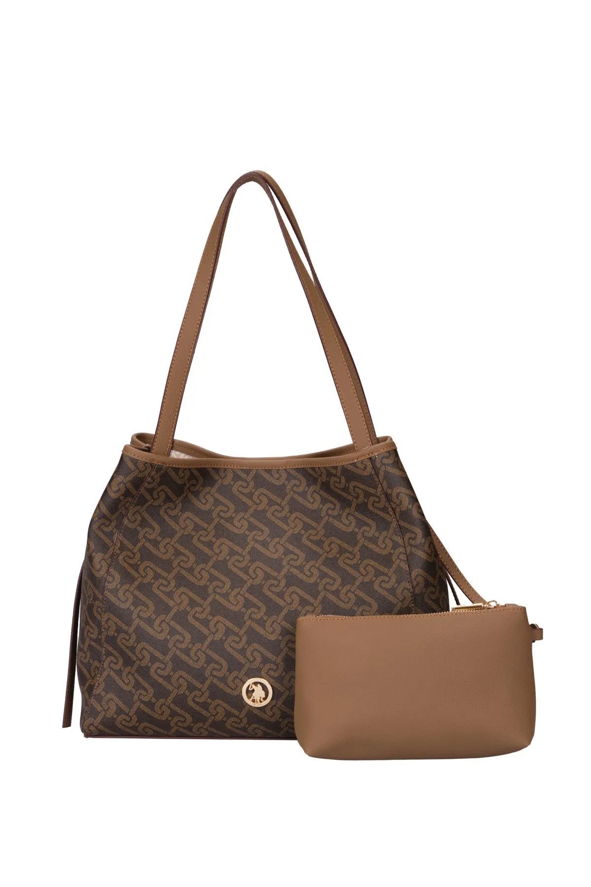 US24518 U.S. POLO ASSN. USPA LADIES BAG TAUPE