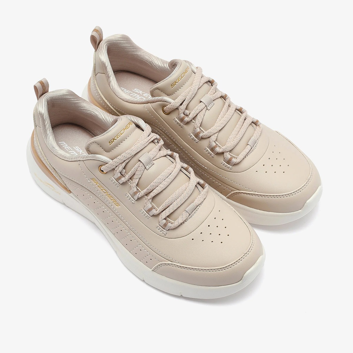 150373 NTGD Skechers SKECH-AIR DYNAMIGHT 2.0 - MODERN GLİMPSE Natural/Gold Knit