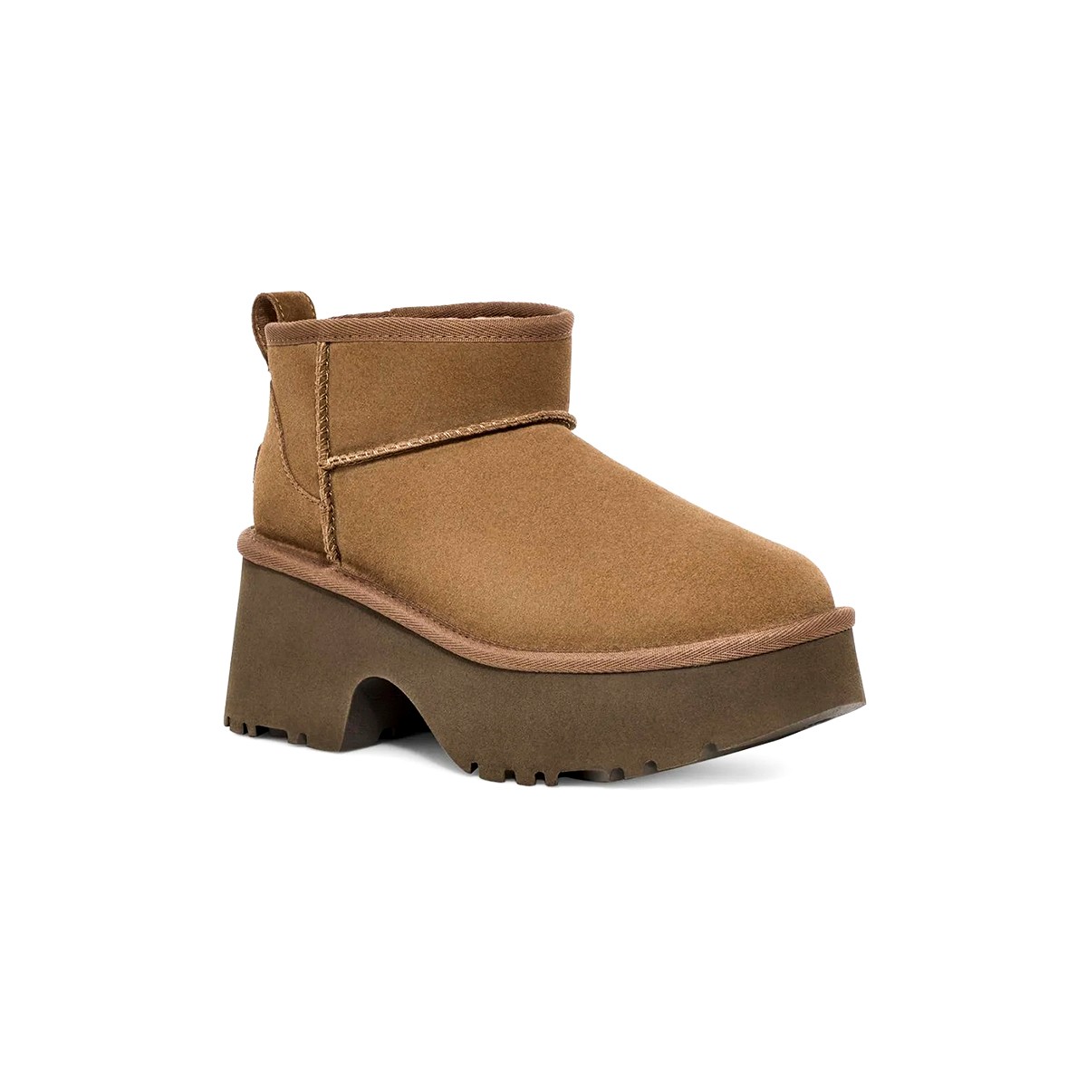 1158311 UGG W CLASSIC ULTRA MINI NEW HEIGHTS Hickory (Ceviz Rengi)