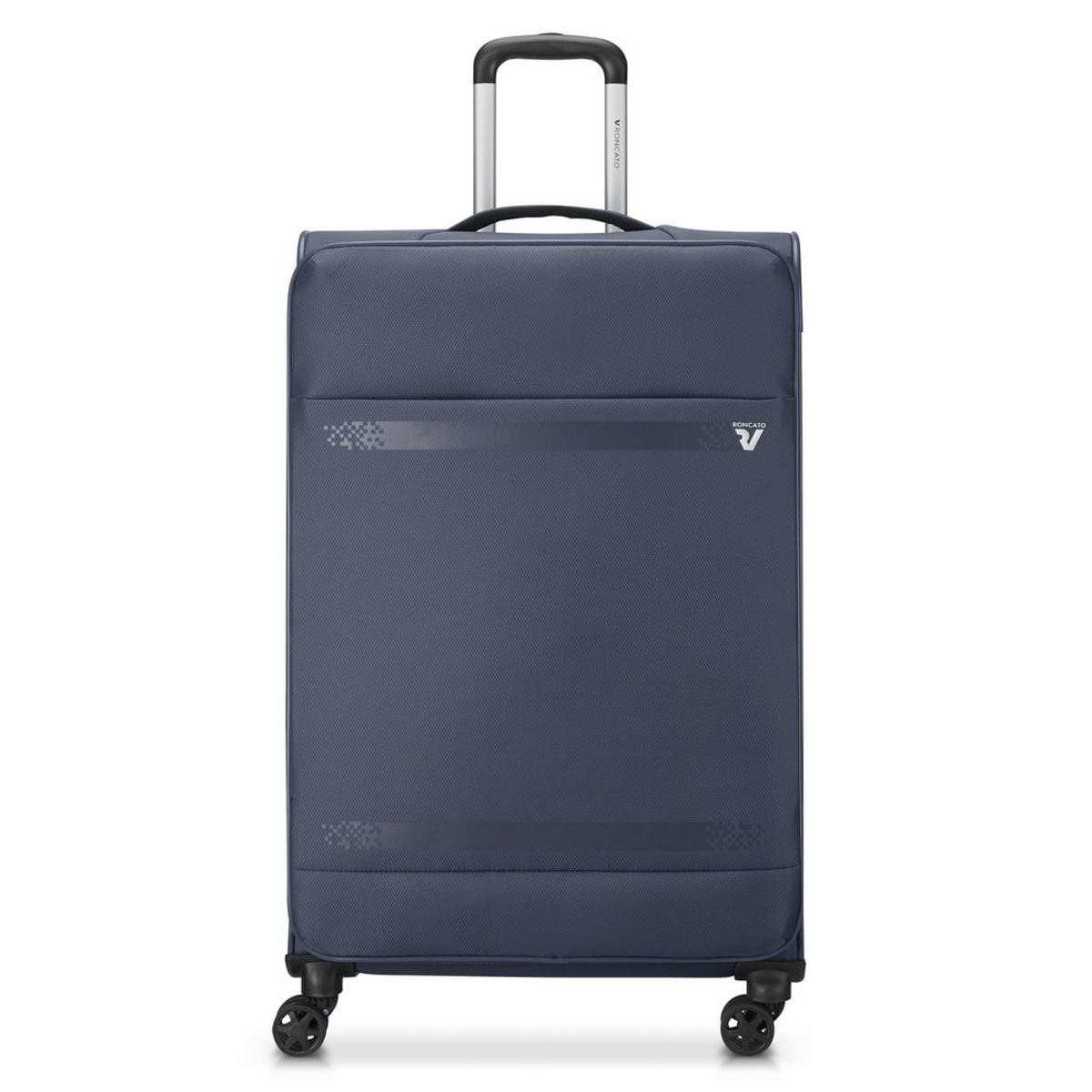 Unisex Valiz 41464123 Roncato Trolley Grande 4R 78 Cm Exp. Jazz 4.0 Blu Notte