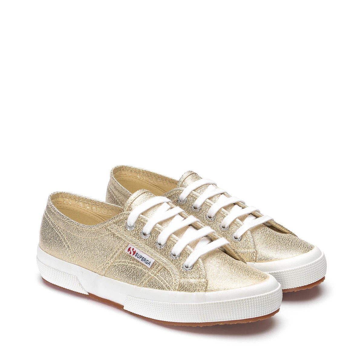 S001820 Superga 2750-LAMEW  X01034  Yellow Gold-SP