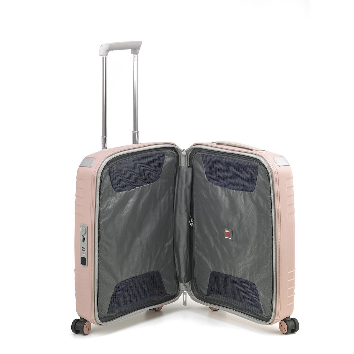 Unisex Valiz 57733261 Roncato Ypsilon 2.0 Trolley Cabina Eco Rosa Pastello 55x40x20