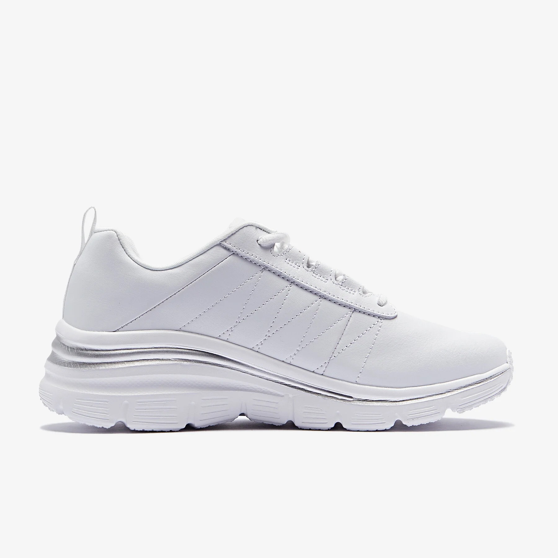 149473TK WSL Skechers ON FIT - EFFORTLESS White Silver