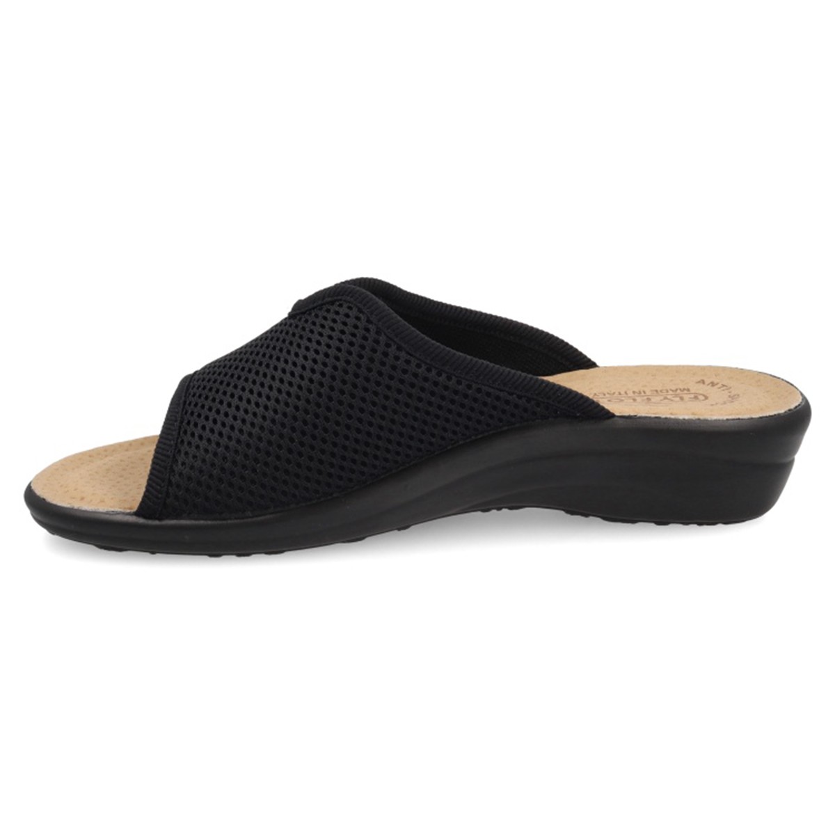 T4 429 FE Fly Flot CLOTH WOMAN SLIPPER Black