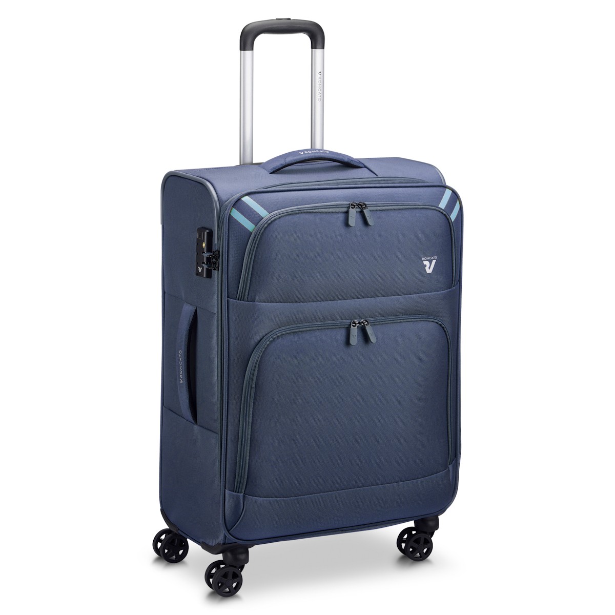 41306223 Roncato Twin Trolley Medıo 4R Blu notte