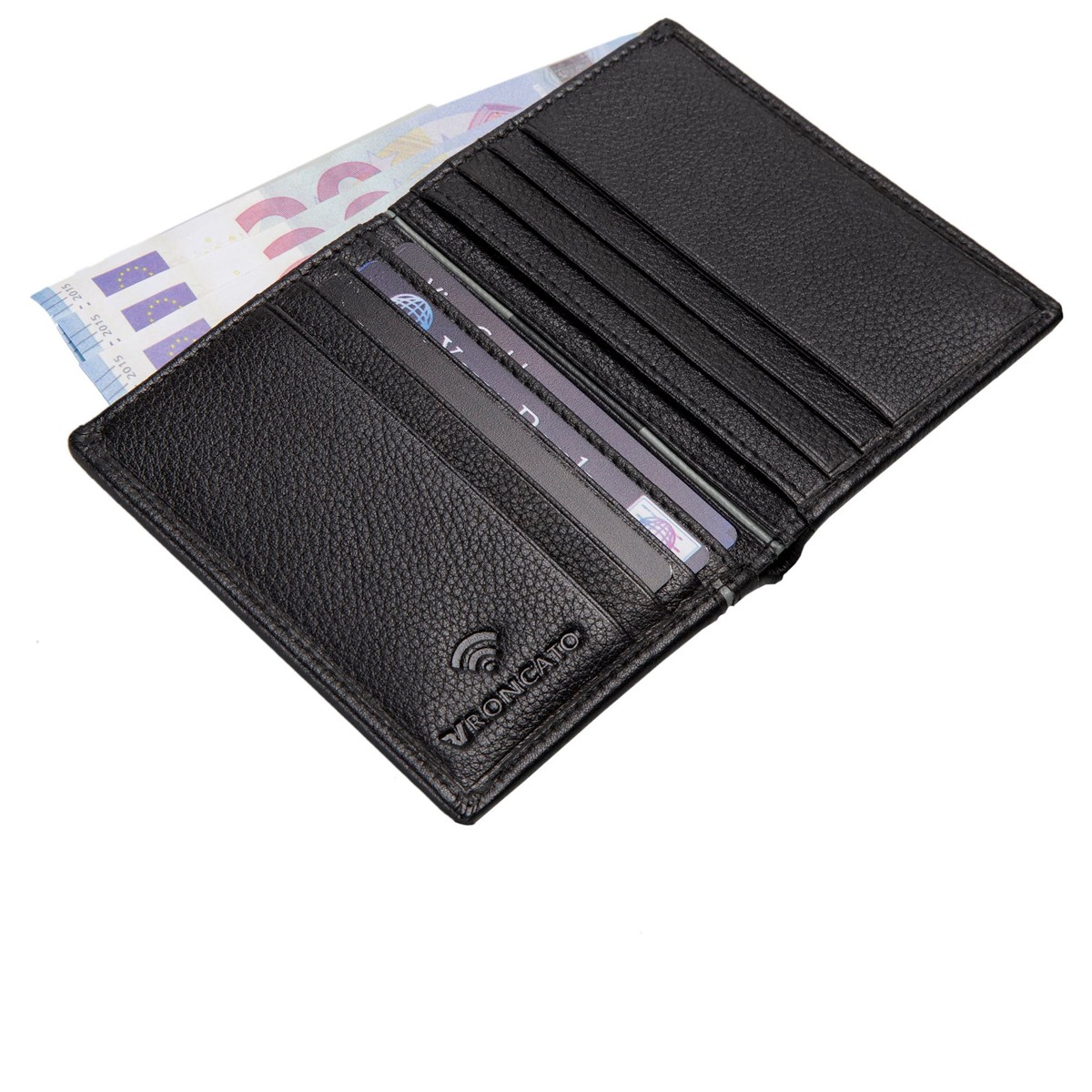 41263701 Roncato MEN'S WALLET Boston Wallet NERO