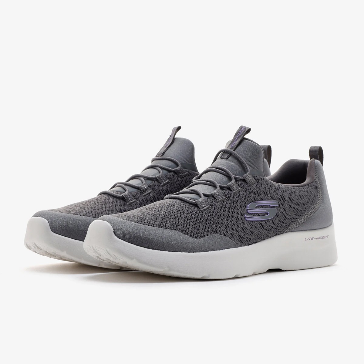 149657TK GYLV Skechers DYNAMİGHT 2.0 - REAL SMOOTH Grey/Purple