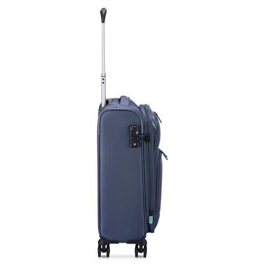 Unisex Valiz 41306323 Roncato Twin Trolley Cabına 4R Exp. Ryanaır Blu notte