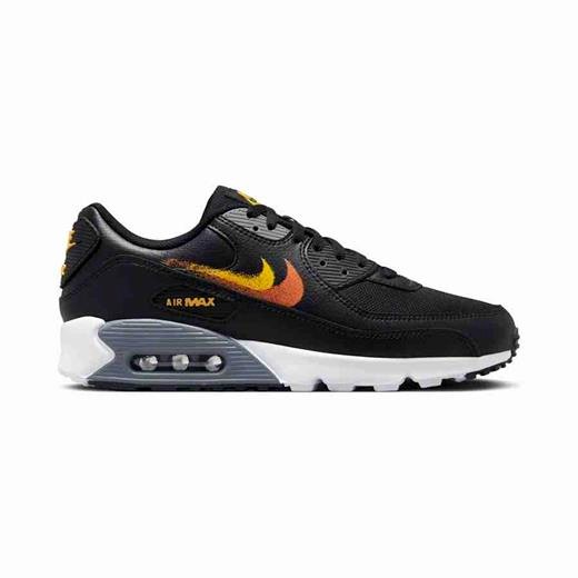 Erkek Spor Ayakkabı FJ4229-001 Nike Air Max 90 Double Swoosh Black\Safety Orange