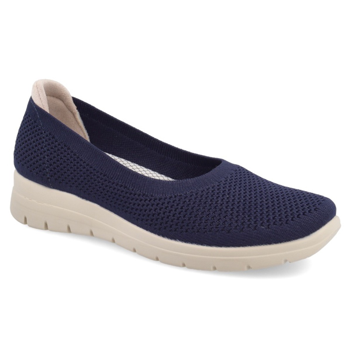 27 B39 KQ Fly Flot CLOTH WOMAN SHOE Dark Blue