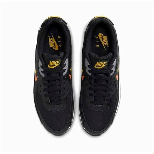 Erkek Spor Ayakkabı FJ4229-001 Nike Air Max 90 Double Swoosh Black\Safety Orange