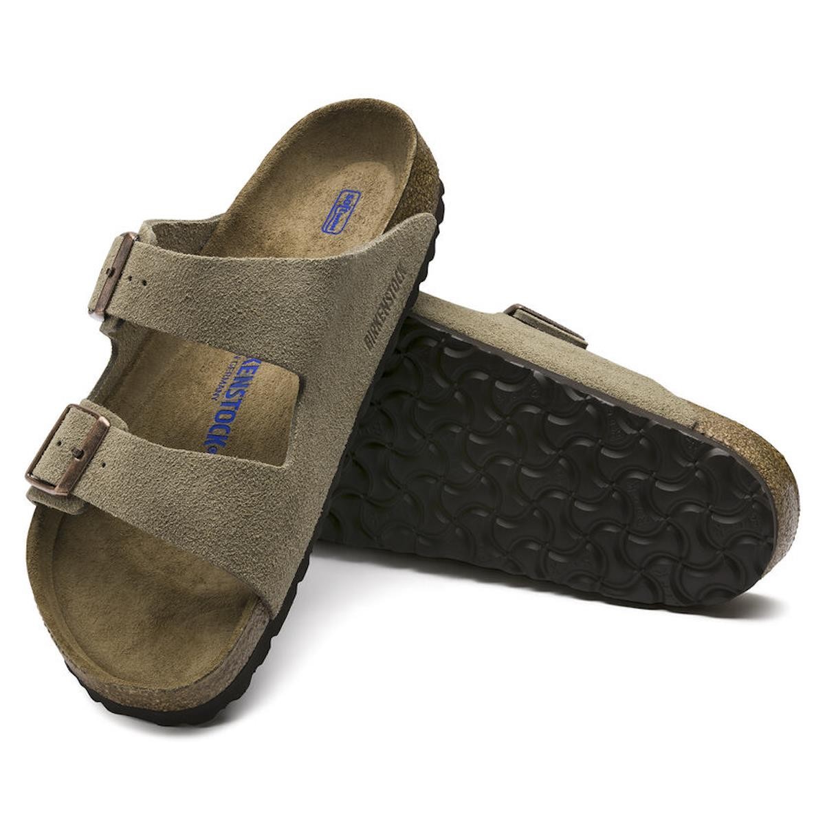 Erkek Terlik 951303 Arizona Birkenstock SFB VL Soft Taupe