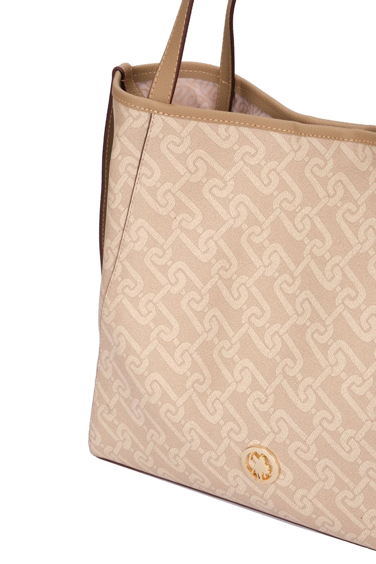 US24518 U.S. POLO ASSN. USPA LADIES BAG BEIGE