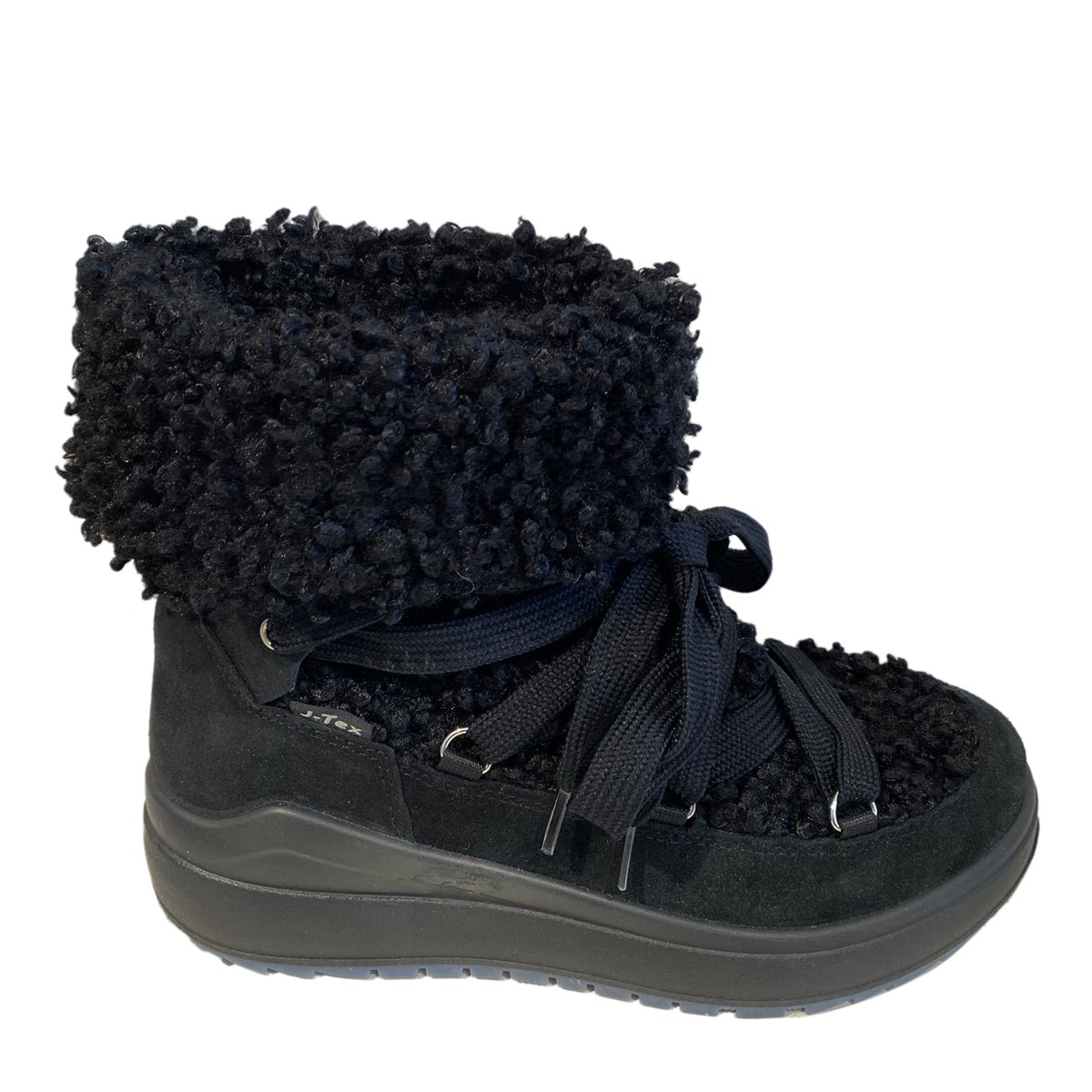 6382 5J Jacalu synth.wool / leather Pu sole Black