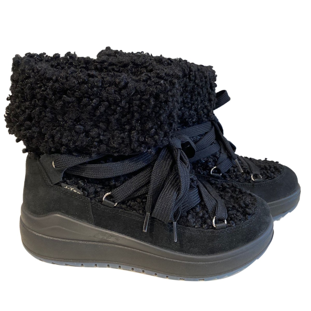 6382 5J Jacalu synth.wool / leather Pu sole Black