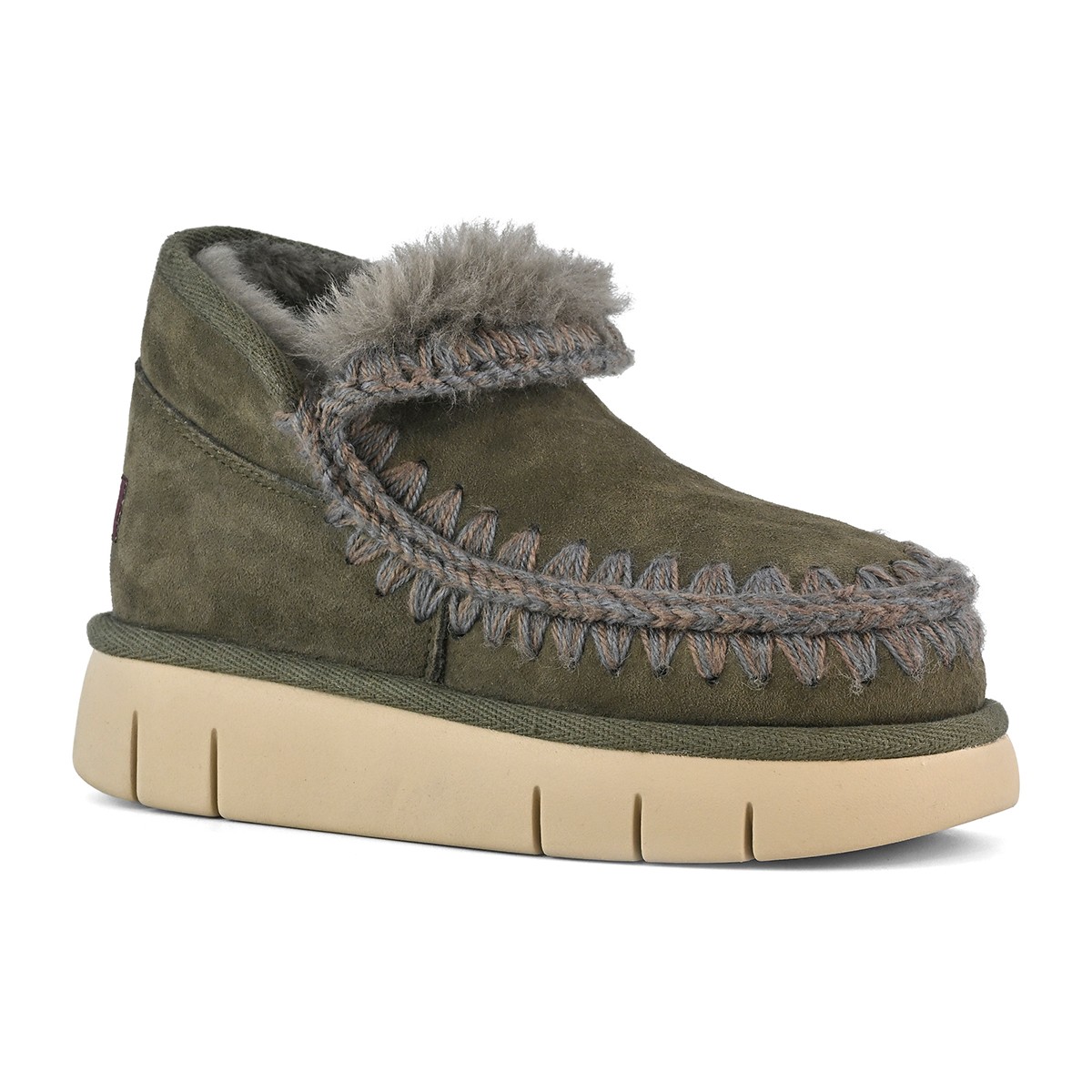 MU.FW531009A BKOL Mou Eskimo Bounce sneaker Black Olive