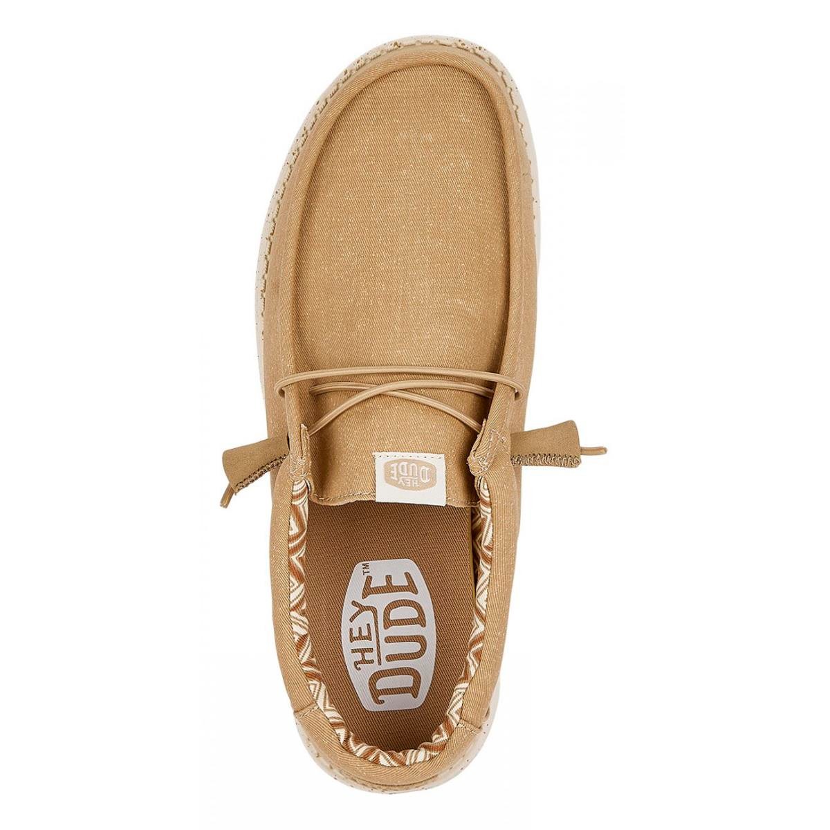 Erkek Sneaker ( Günlük) HD.40700  Hey Dude Wally Canvas 265 Tan