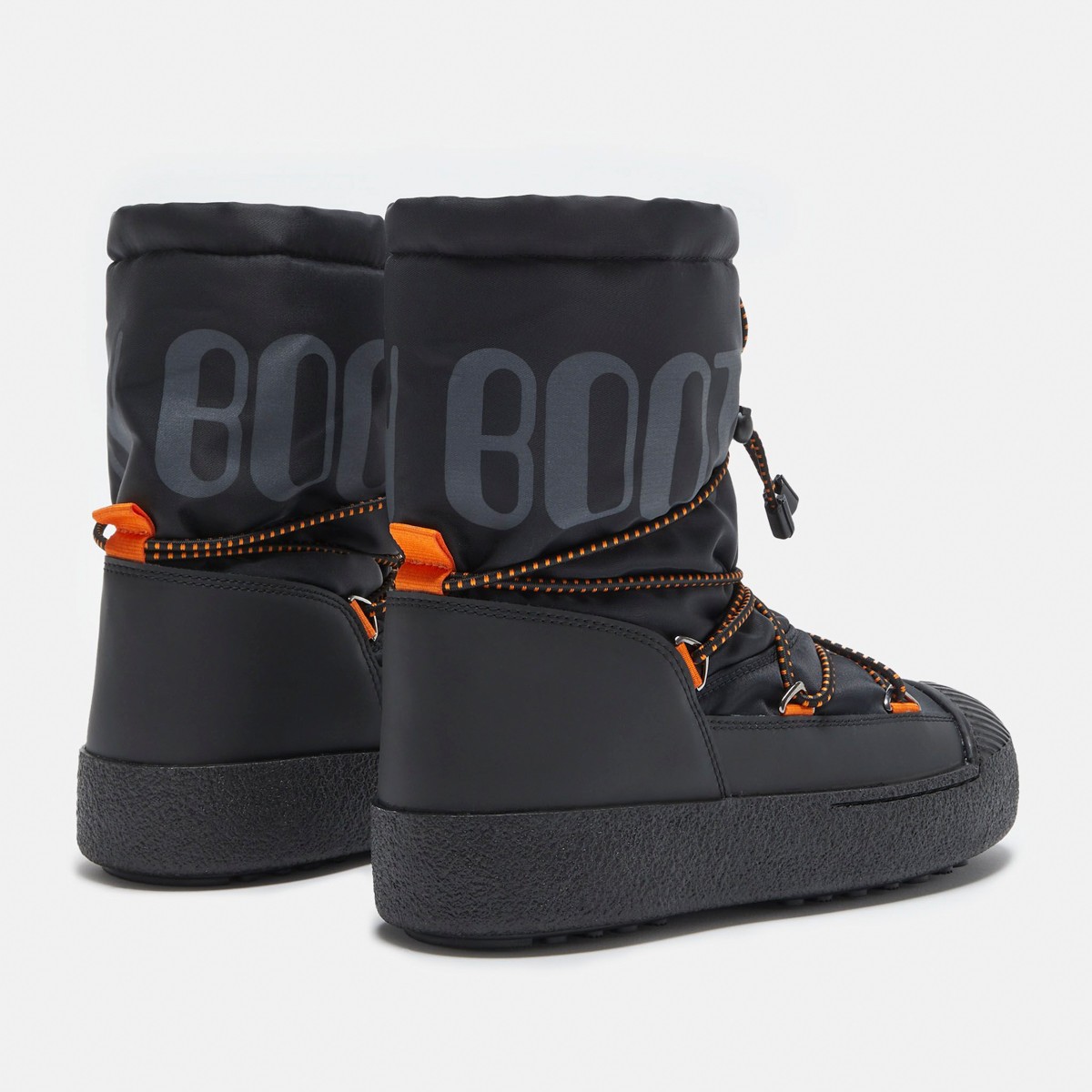 Kadın Bot (Kar) 24501000-001 Moon Boot Ltrack Polar Black-Orange