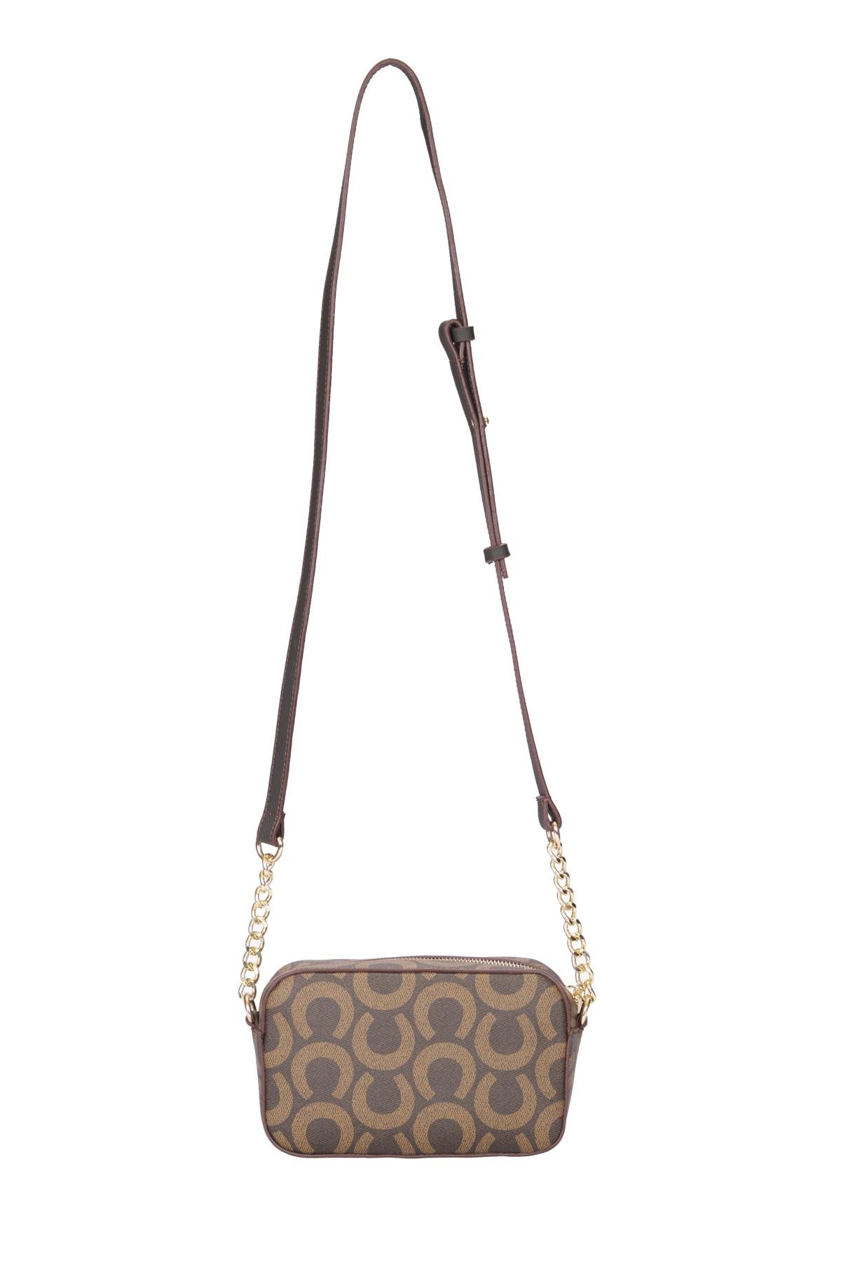 Kadın Omuz Çantası US24601 U.S. POLO ASSN. USPA LADIES BAG 00003 Brown (Kahve)